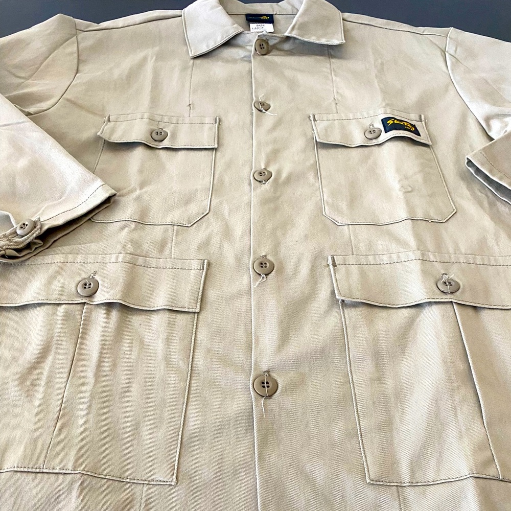 STAN RAY Natural Military Chore jacket Khaki Sz XL